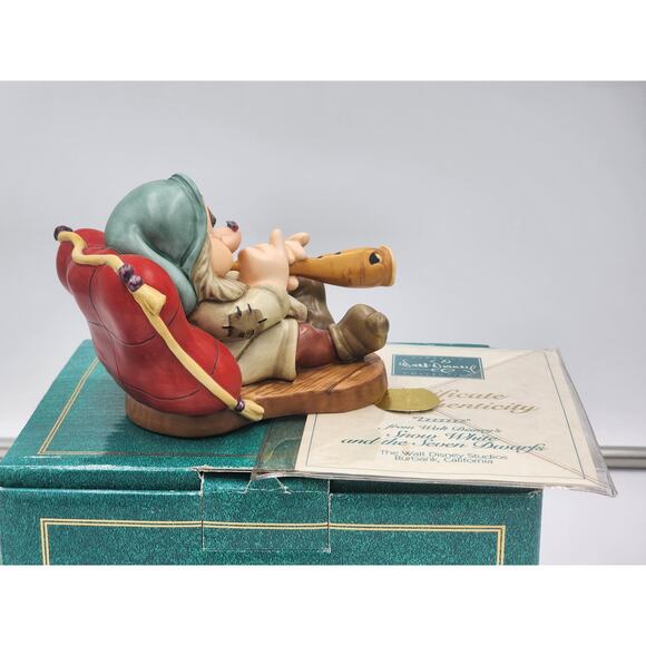 WDCC Sleepy “Zzzzzzz” Figurine Snow White Seven Dwarfs Disney Retired Box COA - Picture 14 of 16